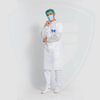 AAMI PB70 Level3 d'exploitation médicale jetable blanche de robe d'isolement chirurgical imperméable