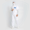 Combinaison de protection jetable blanche Vêtements de travail de sécurité Type 5/6
