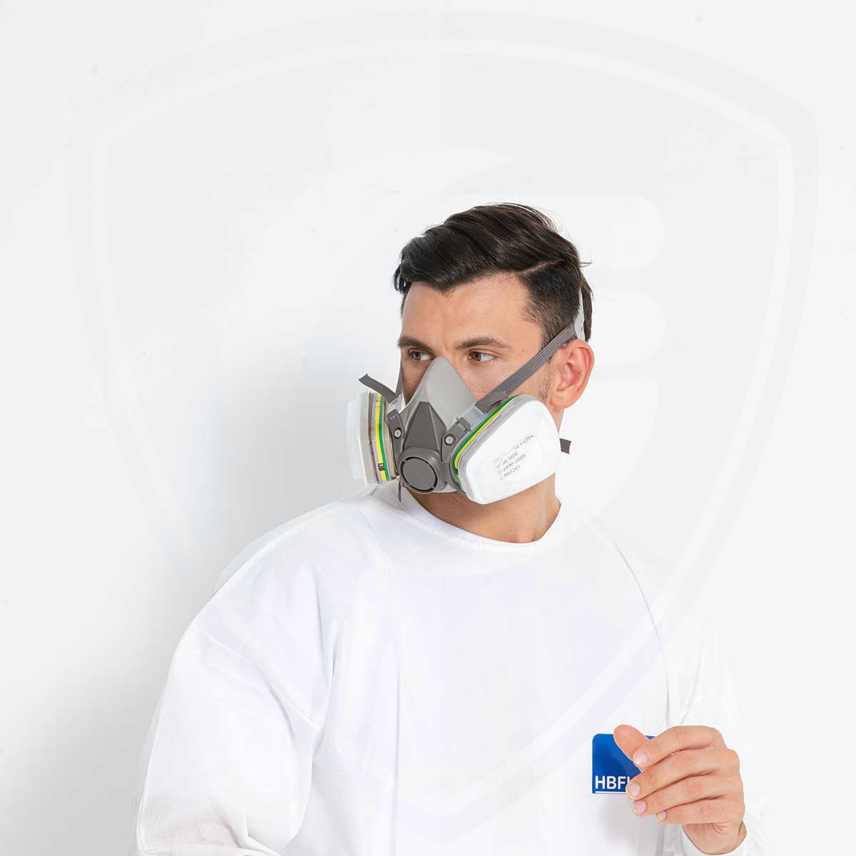Respirateur réutilisable à demi-masque 6200 pour peinture en aérosol à l'amiante chimique